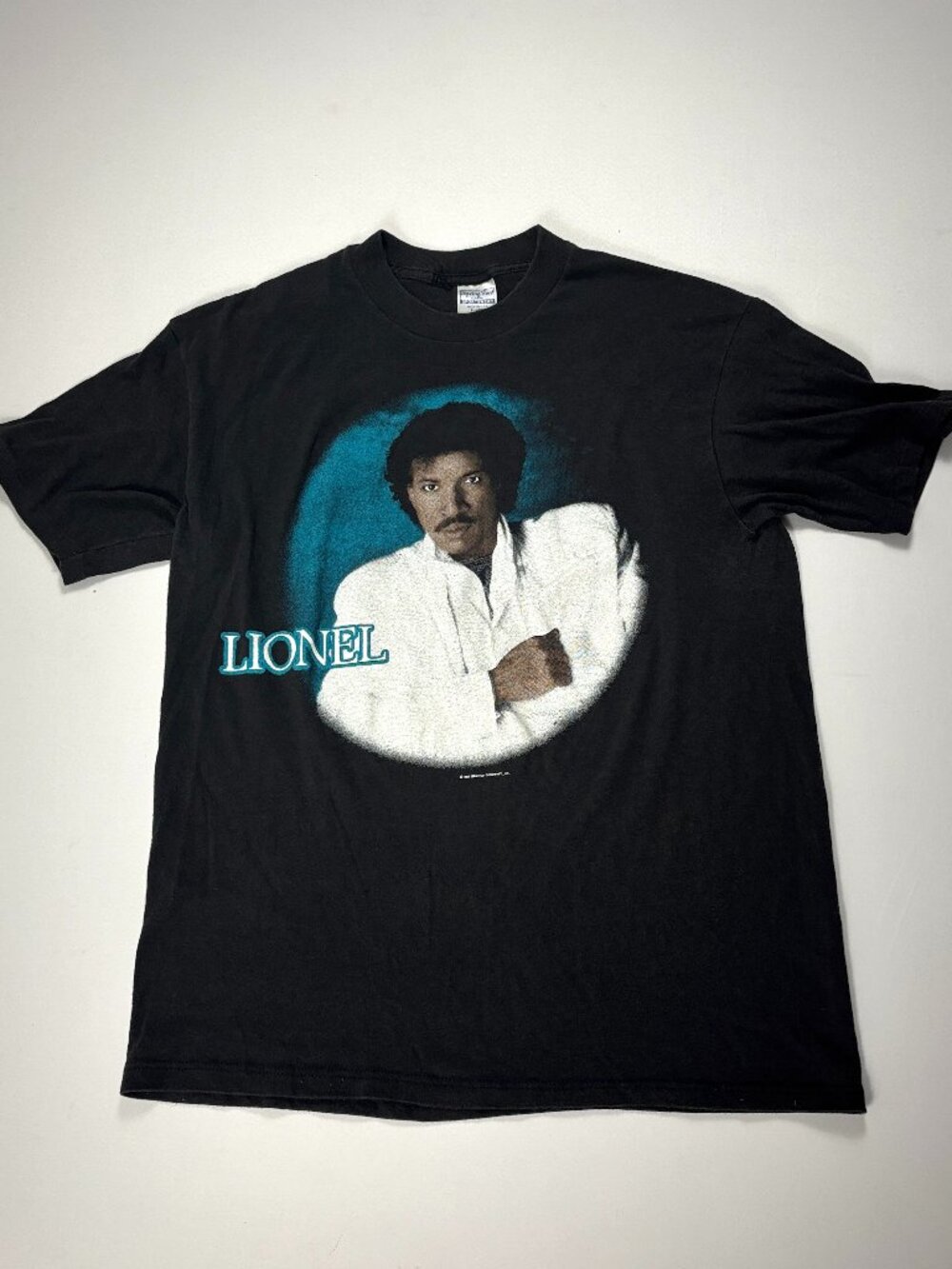 Vintage Lionel Richie Dancing On The Ceiling Concert Shirt Black S (Tag XL) 80s